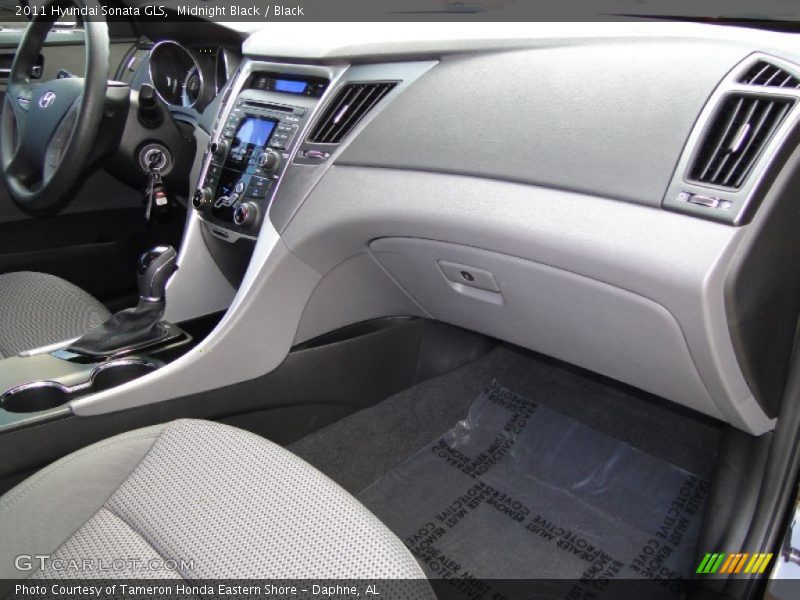 Midnight Black / Black 2011 Hyundai Sonata GLS