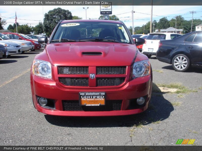 Inferno Red Crystal Pearl / Dark Slate Gray 2008 Dodge Caliber SRT4