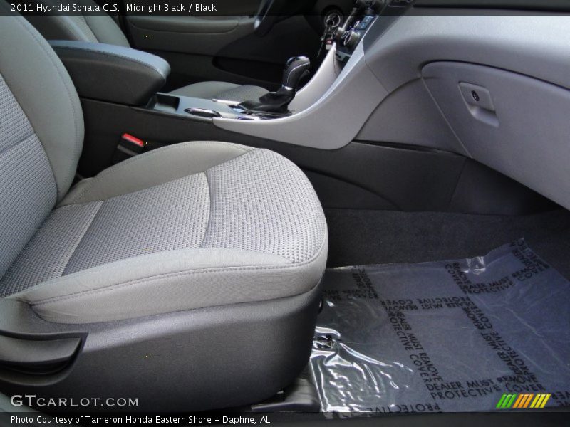 Midnight Black / Black 2011 Hyundai Sonata GLS