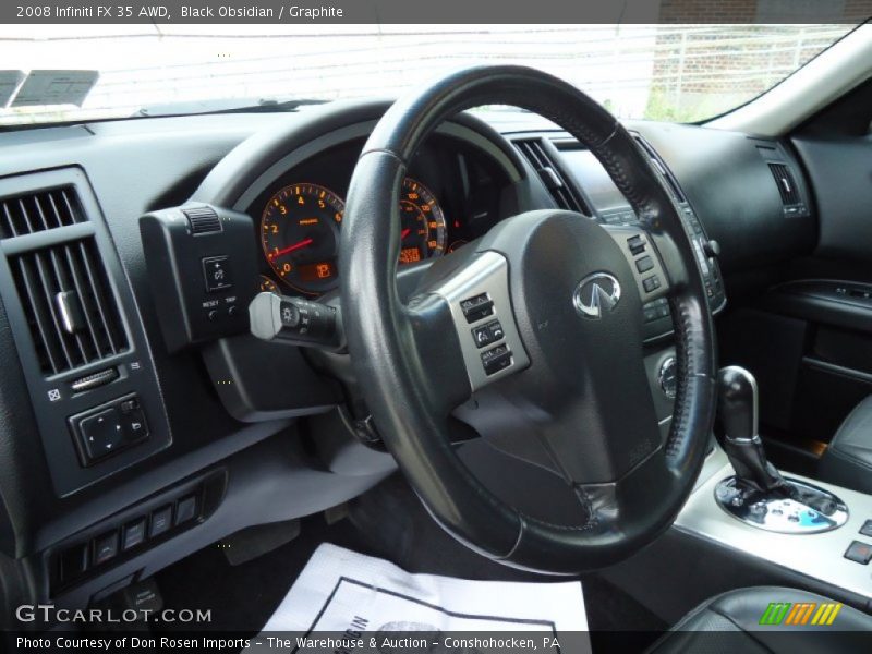 Black Obsidian / Graphite 2008 Infiniti FX 35 AWD