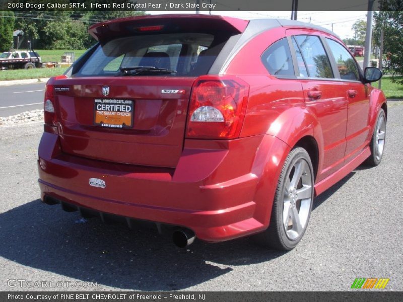 Inferno Red Crystal Pearl / Dark Slate Gray 2008 Dodge Caliber SRT4