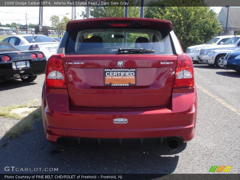 Inferno Red Crystal Pearl / Dark Slate Gray 2008 Dodge Caliber SRT4
