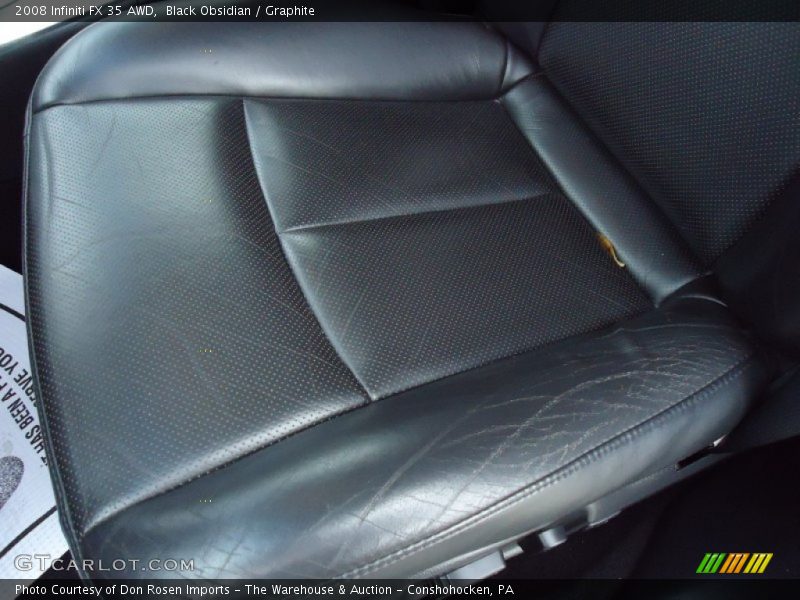 Black Obsidian / Graphite 2008 Infiniti FX 35 AWD
