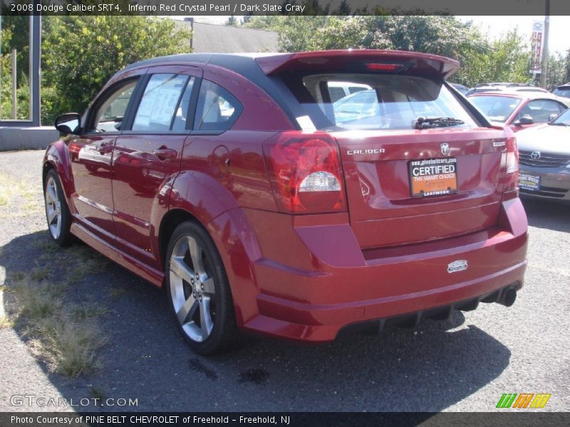 Inferno Red Crystal Pearl / Dark Slate Gray 2008 Dodge Caliber SRT4