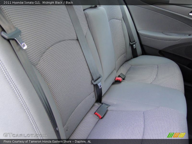 Midnight Black / Black 2011 Hyundai Sonata GLS