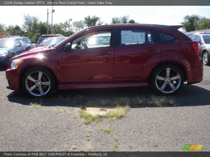 Inferno Red Crystal Pearl / Dark Slate Gray 2008 Dodge Caliber SRT4