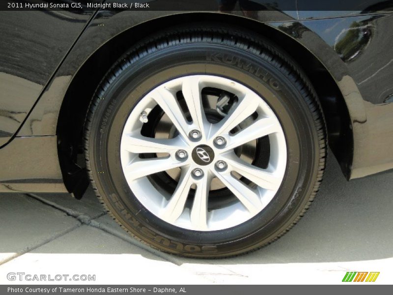 Midnight Black / Black 2011 Hyundai Sonata GLS