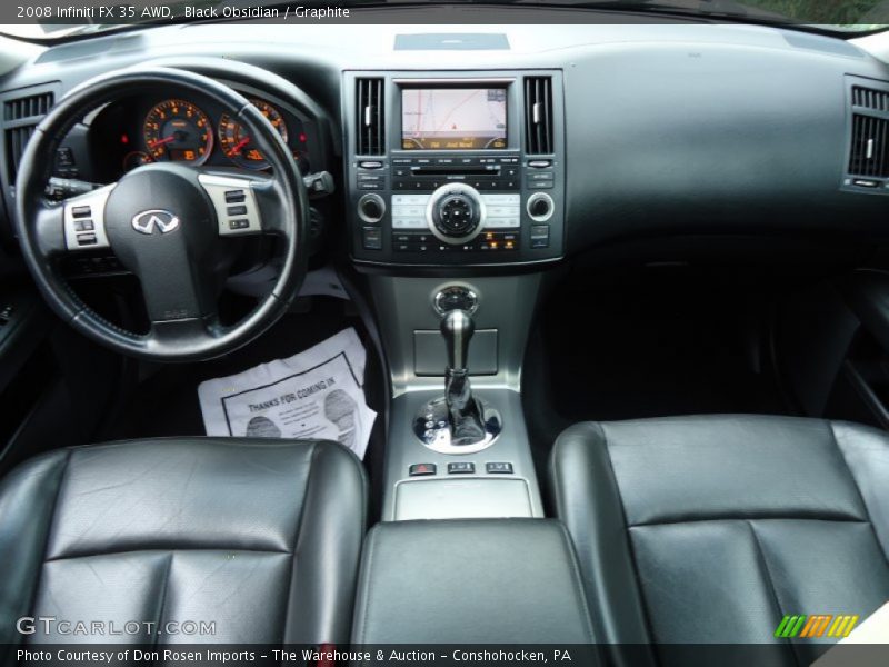 Black Obsidian / Graphite 2008 Infiniti FX 35 AWD