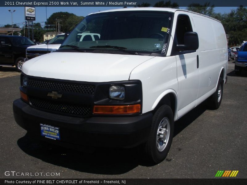 Summit White / Medium Pewter 2011 Chevrolet Express 2500 Work Van