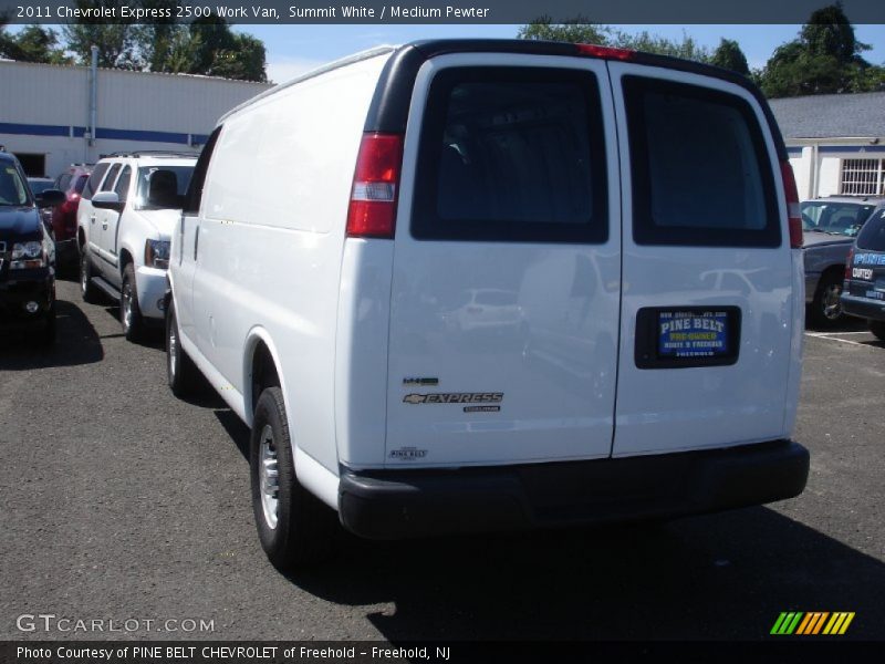 Summit White / Medium Pewter 2011 Chevrolet Express 2500 Work Van