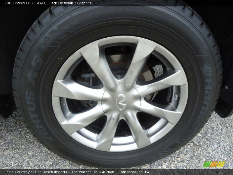 Black Obsidian / Graphite 2008 Infiniti FX 35 AWD