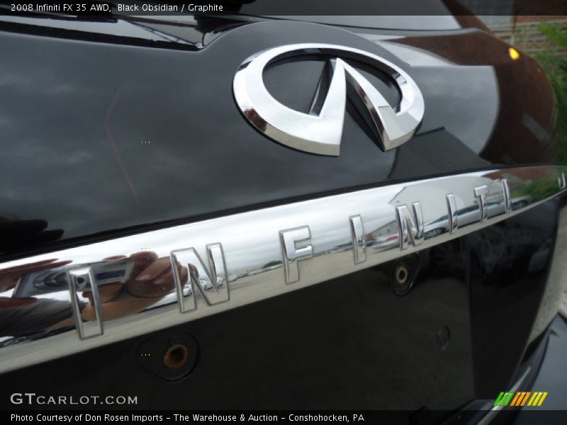 Black Obsidian / Graphite 2008 Infiniti FX 35 AWD