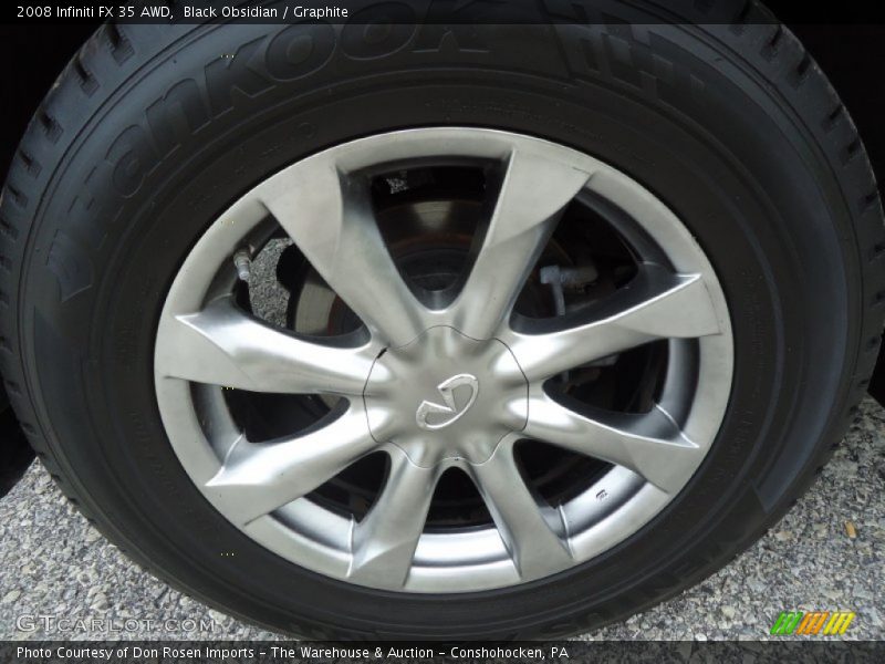 Black Obsidian / Graphite 2008 Infiniti FX 35 AWD