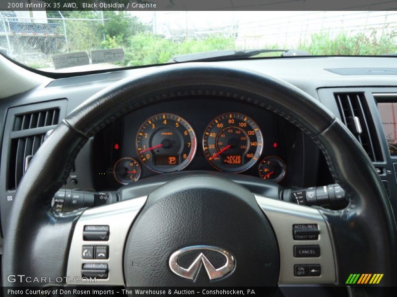 Black Obsidian / Graphite 2008 Infiniti FX 35 AWD