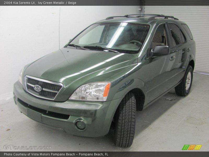Ivy Green Metallic / Beige 2004 Kia Sorento LX