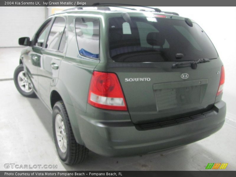 Ivy Green Metallic / Beige 2004 Kia Sorento LX