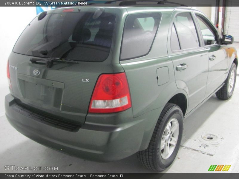 Ivy Green Metallic / Beige 2004 Kia Sorento LX