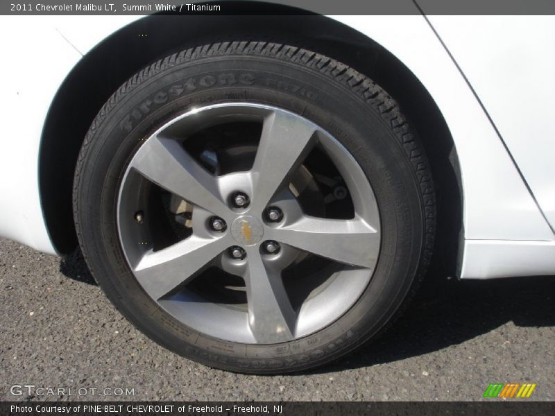 Summit White / Titanium 2011 Chevrolet Malibu LT