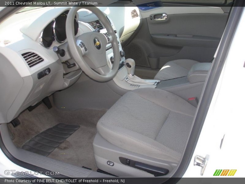 Summit White / Titanium 2011 Chevrolet Malibu LT