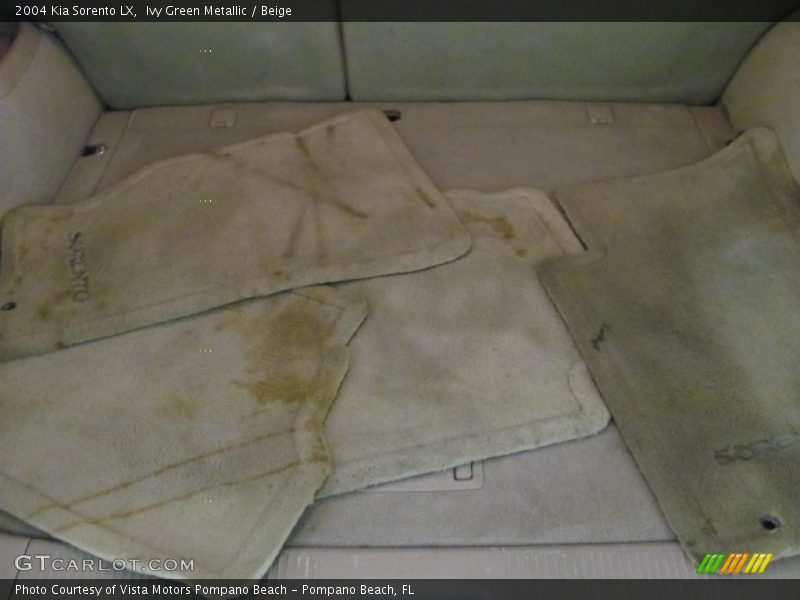 Ivy Green Metallic / Beige 2004 Kia Sorento LX