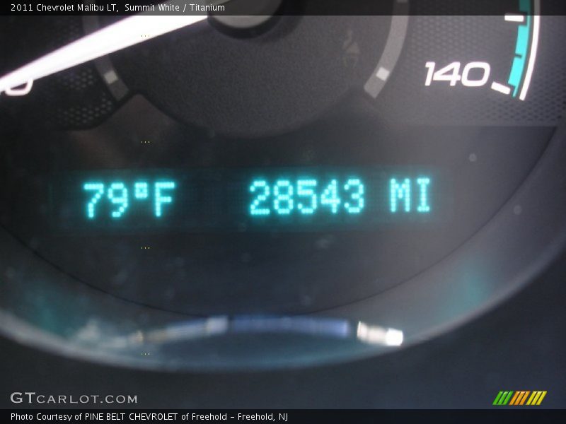 Summit White / Titanium 2011 Chevrolet Malibu LT