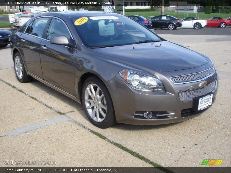 Taupe Gray Metallic / Ebony 2010 Chevrolet Malibu LTZ Sedan