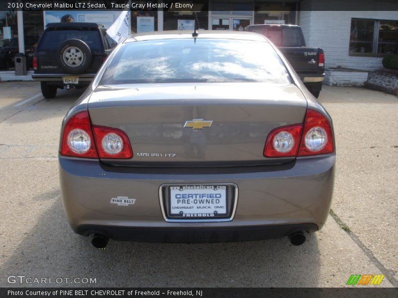 Taupe Gray Metallic / Ebony 2010 Chevrolet Malibu LTZ Sedan