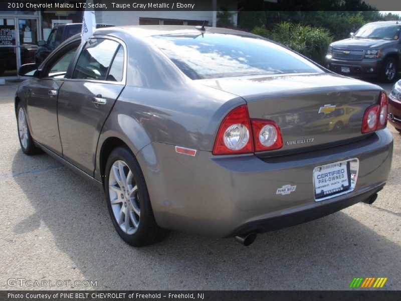 Taupe Gray Metallic / Ebony 2010 Chevrolet Malibu LTZ Sedan