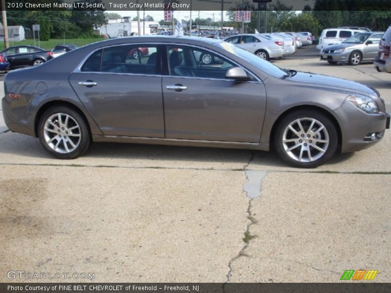 Taupe Gray Metallic / Ebony 2010 Chevrolet Malibu LTZ Sedan