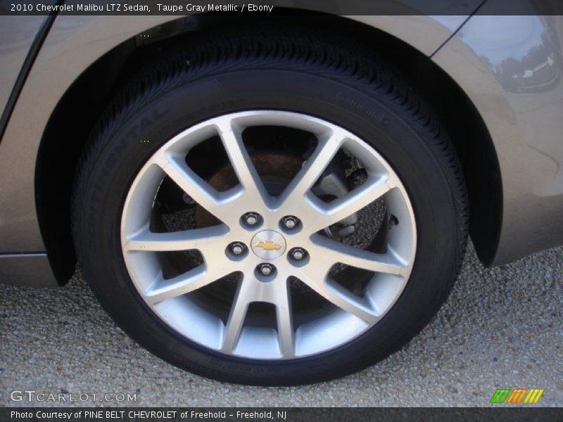 Taupe Gray Metallic / Ebony 2010 Chevrolet Malibu LTZ Sedan