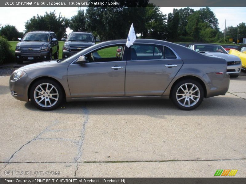 Taupe Gray Metallic / Ebony 2010 Chevrolet Malibu LTZ Sedan