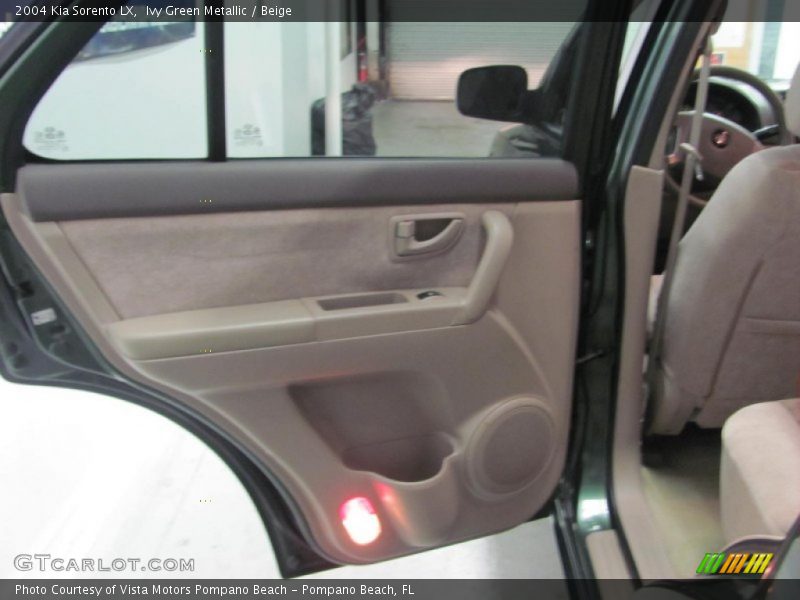 Ivy Green Metallic / Beige 2004 Kia Sorento LX