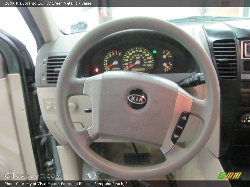 Ivy Green Metallic / Beige 2004 Kia Sorento LX