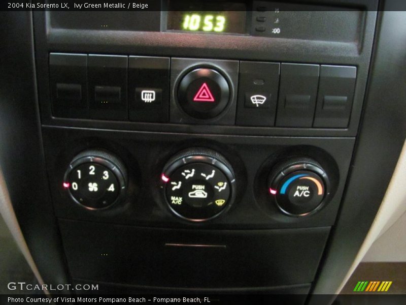 Ivy Green Metallic / Beige 2004 Kia Sorento LX
