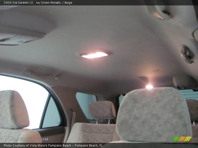 Ivy Green Metallic / Beige 2004 Kia Sorento LX