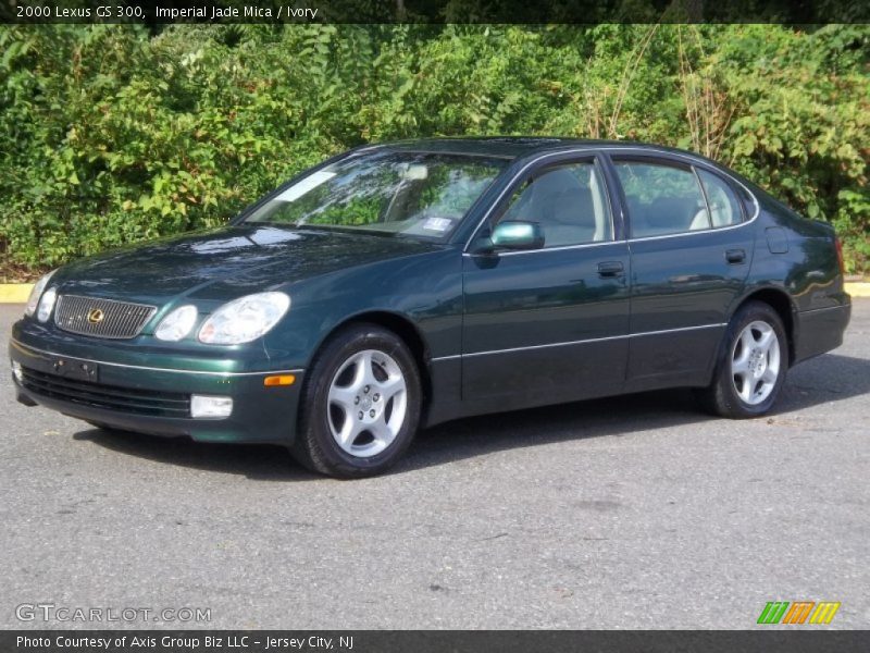 Imperial Jade Mica / Ivory 2000 Lexus GS 300