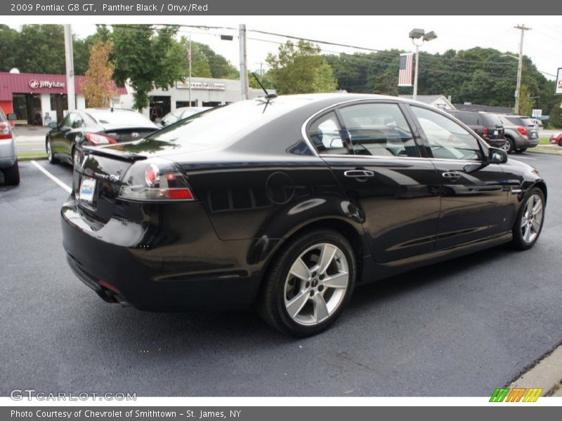 Panther Black / Onyx/Red 2009 Pontiac G8 GT