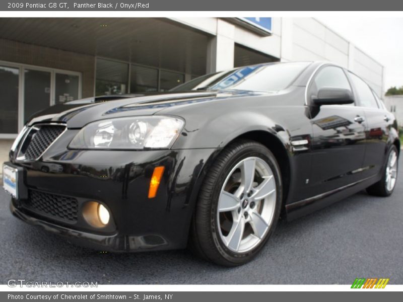 Panther Black / Onyx/Red 2009 Pontiac G8 GT