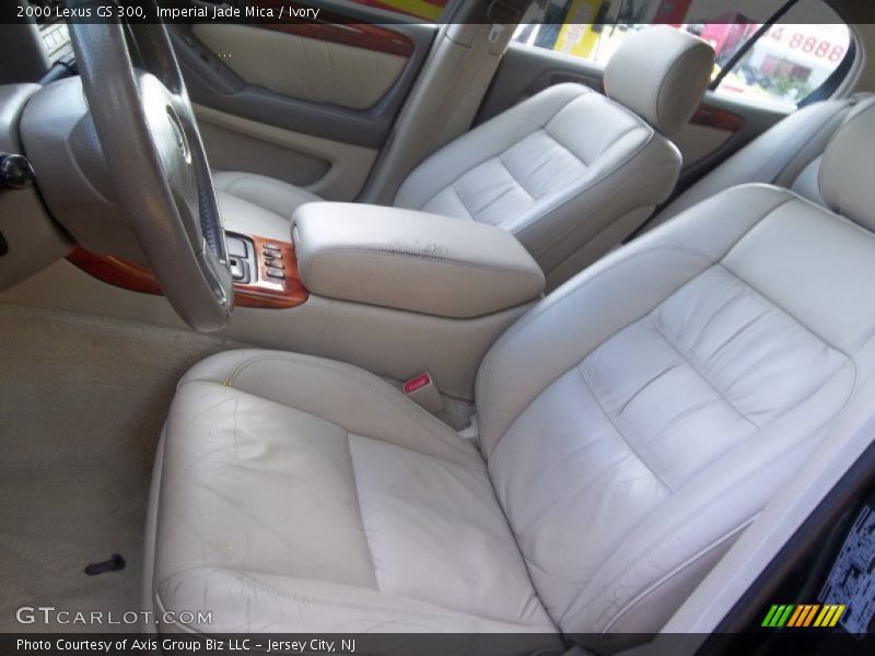 Imperial Jade Mica / Ivory 2000 Lexus GS 300