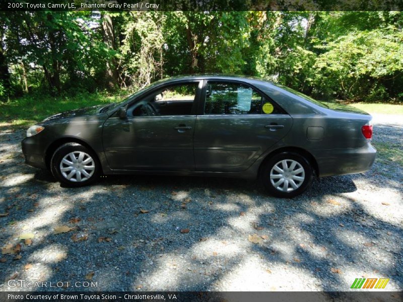 Phantom Gray Pearl / Gray 2005 Toyota Camry LE