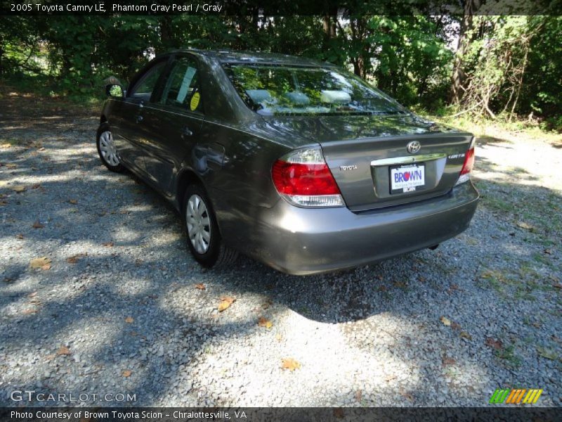 Phantom Gray Pearl / Gray 2005 Toyota Camry LE