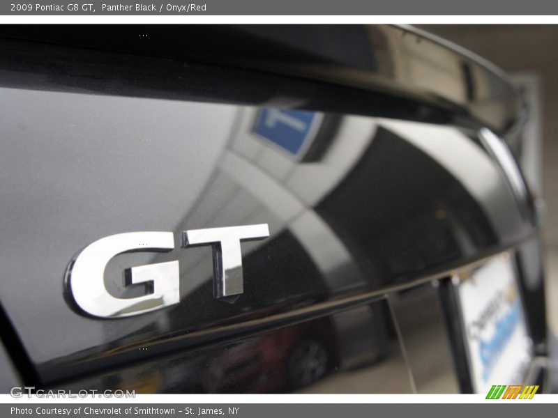 Panther Black / Onyx/Red 2009 Pontiac G8 GT
