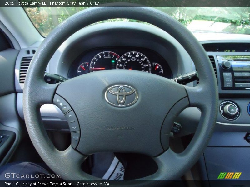 Phantom Gray Pearl / Gray 2005 Toyota Camry LE
