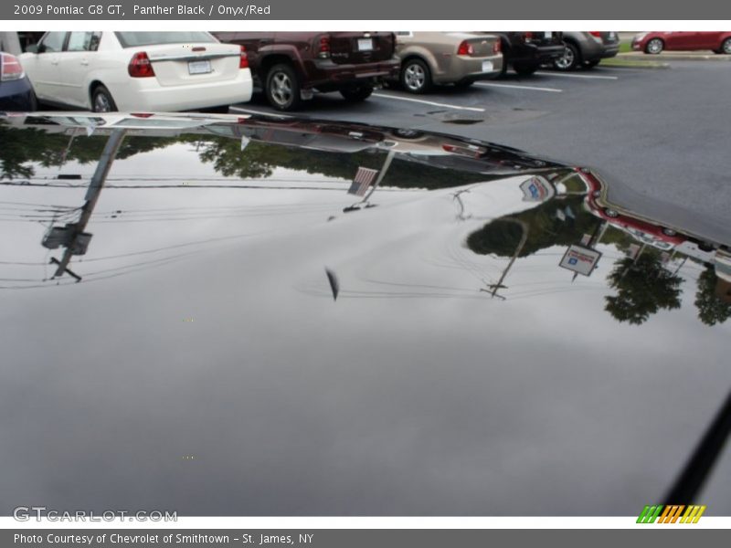 Panther Black / Onyx/Red 2009 Pontiac G8 GT