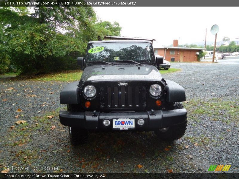 Black / Dark Slate Gray/Medium Slate Gray 2010 Jeep Wrangler Sport 4x4
