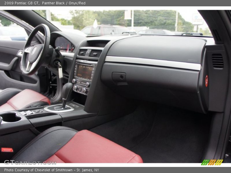Panther Black / Onyx/Red 2009 Pontiac G8 GT