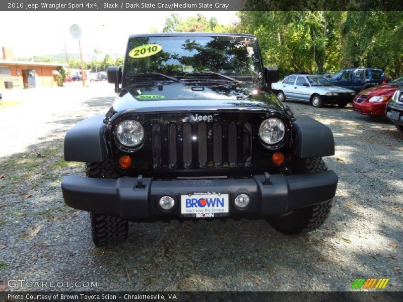 Black / Dark Slate Gray/Medium Slate Gray 2010 Jeep Wrangler Sport 4x4