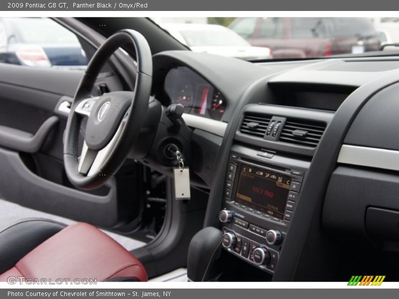 Panther Black / Onyx/Red 2009 Pontiac G8 GT