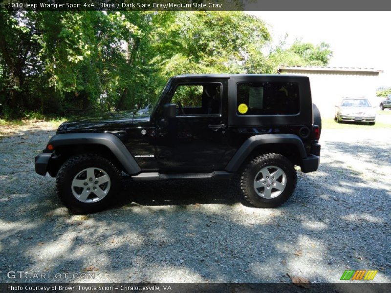 Black / Dark Slate Gray/Medium Slate Gray 2010 Jeep Wrangler Sport 4x4