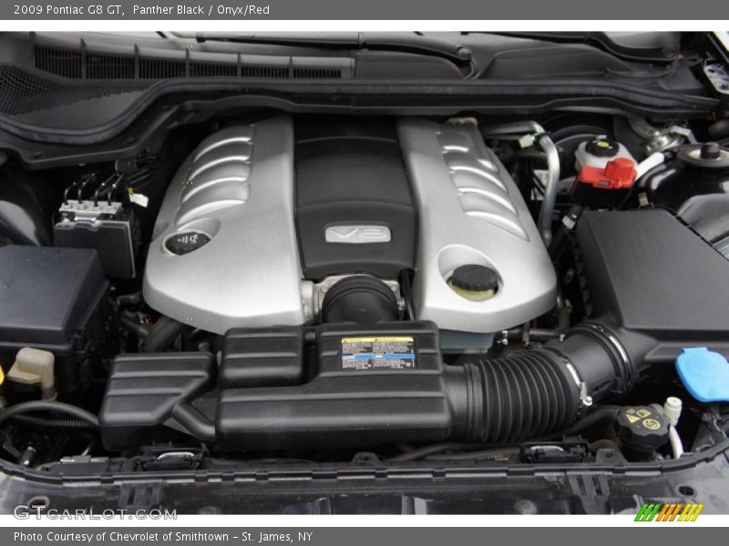 Panther Black / Onyx/Red 2009 Pontiac G8 GT